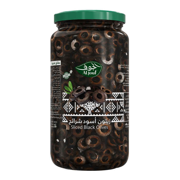 Al Jouf Sliced Black Olives 370g Asasiat