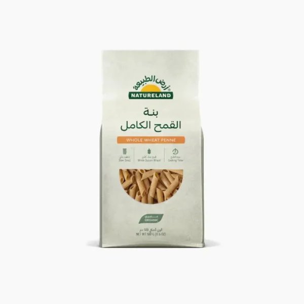 Natureland Whole Wheat Penne 500g - Image 1