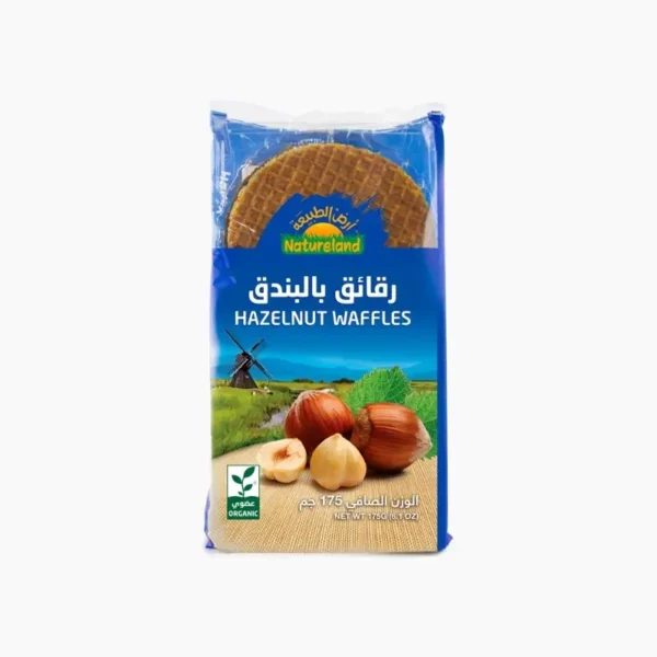 Natureland Hazelnut Waffles 175g - Image 1