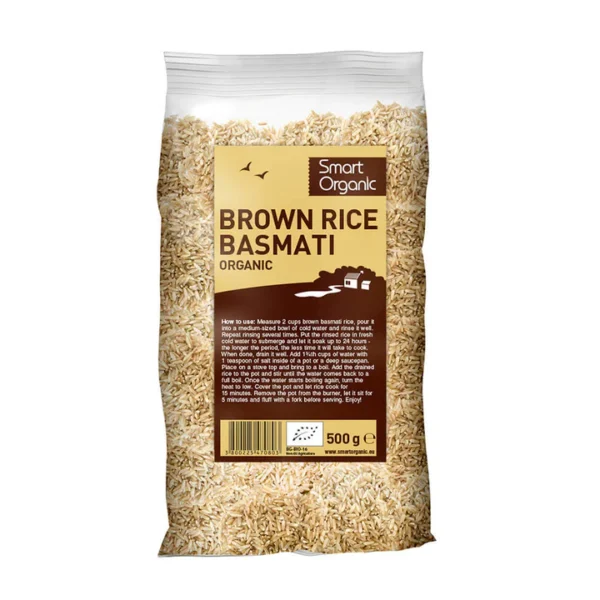 SO Basmati Brown Rice 500g - Image 1