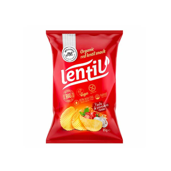 MC Red Lentil Snack Pesto 85g MC Red Lentil Snack Pesto 85g - Image 1
