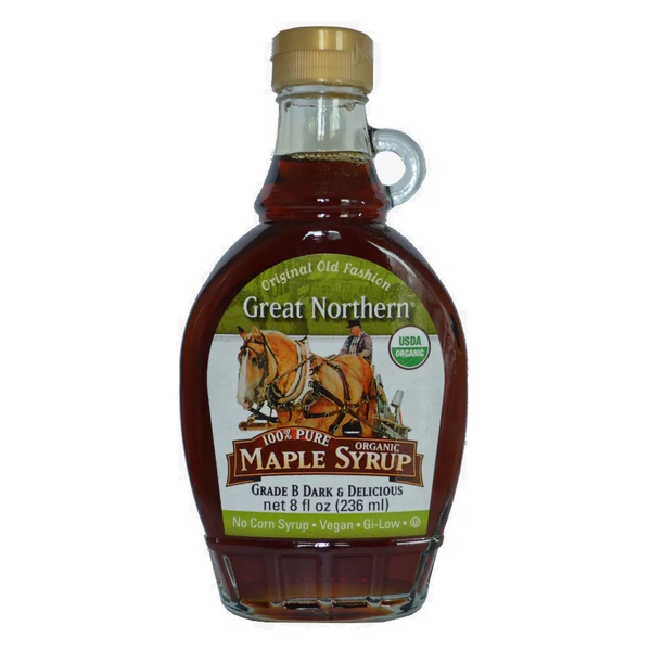 GN Pure Maple Syrup Grade B 236ml قطر القيقب عضوي 236 مل - الصورة 1