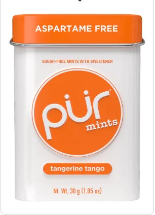 PUR Tangerine Tango Mints 30pcs 30g PUR Tangerine Tango Mints 30pcs 30g - Image 1