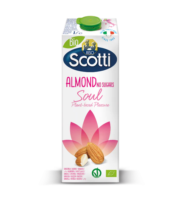 Riso Scotti Almond Sugar free Drink 1L Riso Scotti Almond Sugar free Drink 1L - Image 1